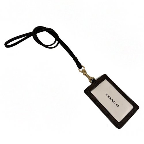 [全新] COACH C LOGO證件識別證保護套(深咖)-4