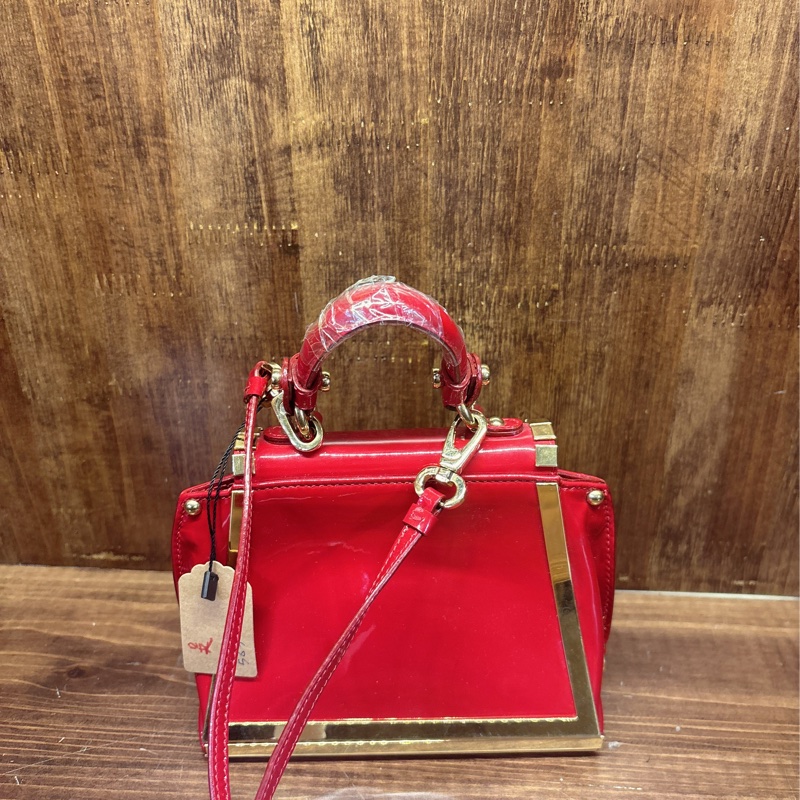 Salvatore Ferragamo 紅色手提包-1