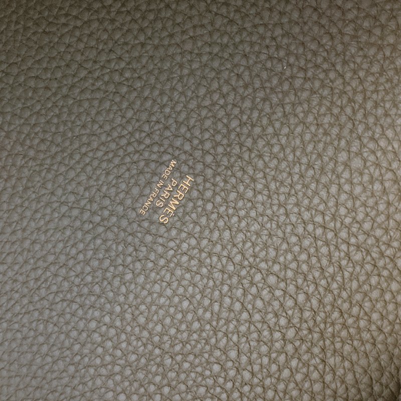 TK1918 愛馬仕菜籃子22 積雨雲灰 手拿包包 Hermes Picotin lock 22 Taurillon Clemence OL Gris Meyer-20