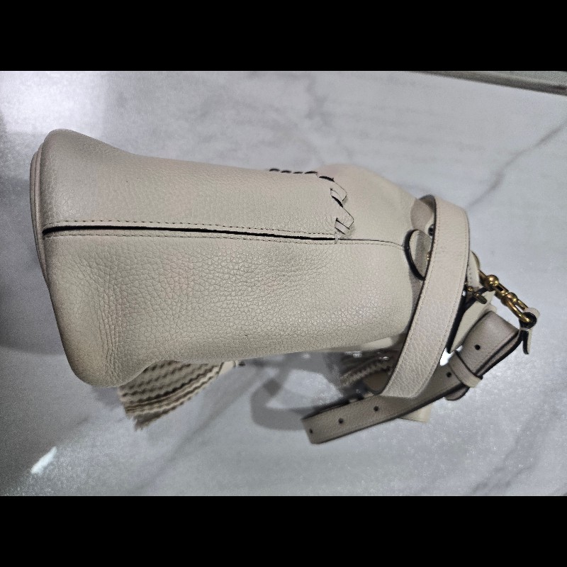 COACH Lora Bucket白色水桶包-3