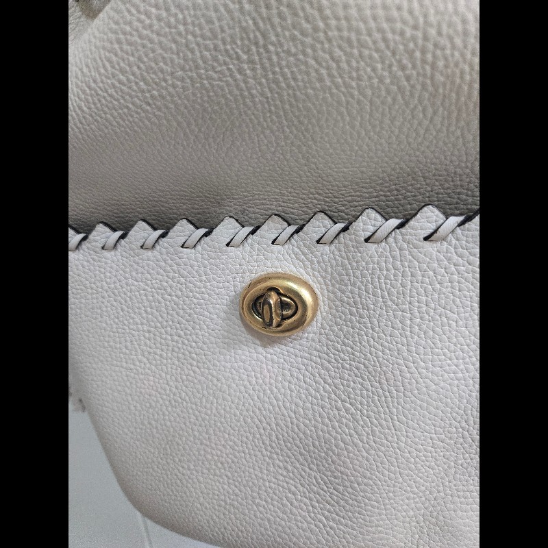 COACH Lora Bucket白色水桶包-12