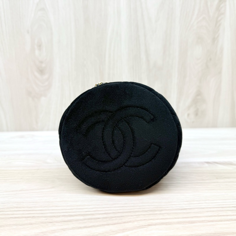 Chanel黑絲絨水鑽金球MINI水桶包AS1894-4