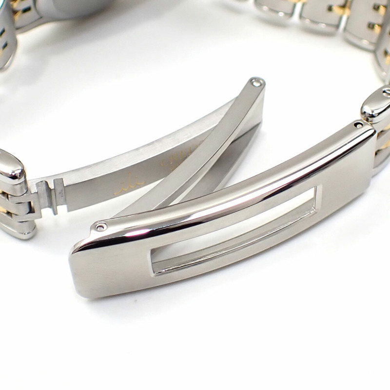 精工 Credor 女士石英錶 SS 18KYG 4J85-0A10 電池供電 750 18k黃金-4