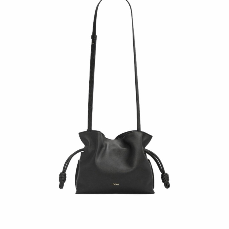Loewe 女士 迷你Flamenco clutch抽繩斜挎包均碼碼MINI、23.9cm*9cm*18cm-0