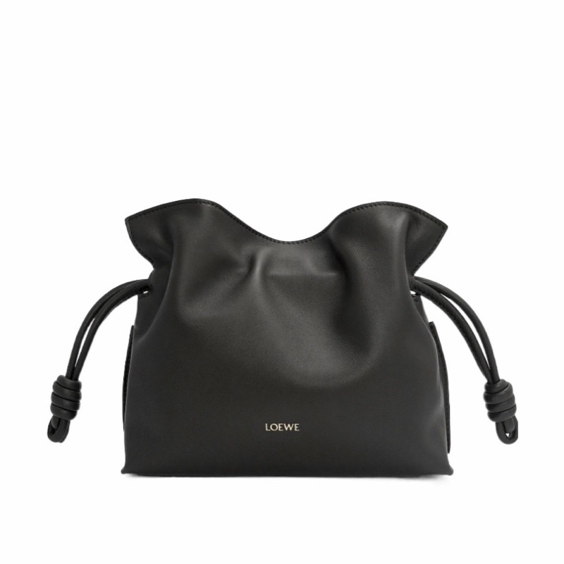 Loewe 女士 迷你Flamenco clutch抽繩斜挎包均碼碼MINI、23.9cm*9cm*18cm-2