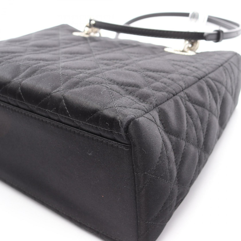 Dior LADY DIOR Cannage 斜背包 黑色 二手 女士 SHW-1