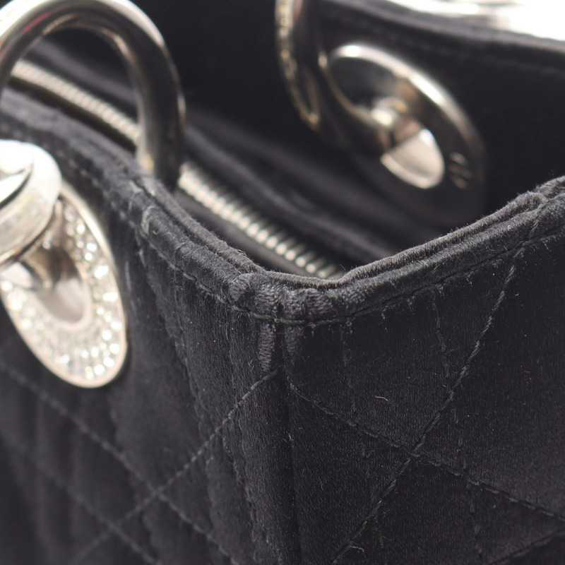 Dior LADY DIOR Cannage 斜背包 黑色 二手 女士 SHW-7