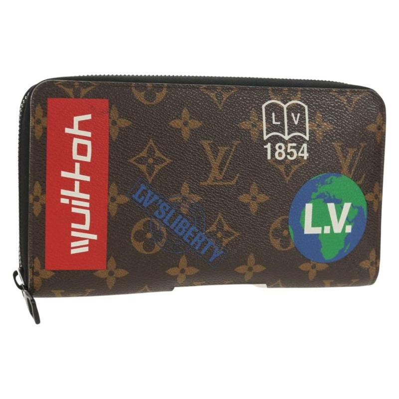 【日本直送】路易威登 Monogram Logo Story Zippy Organizer Wallet M67826 LV Auth 143029V-0
