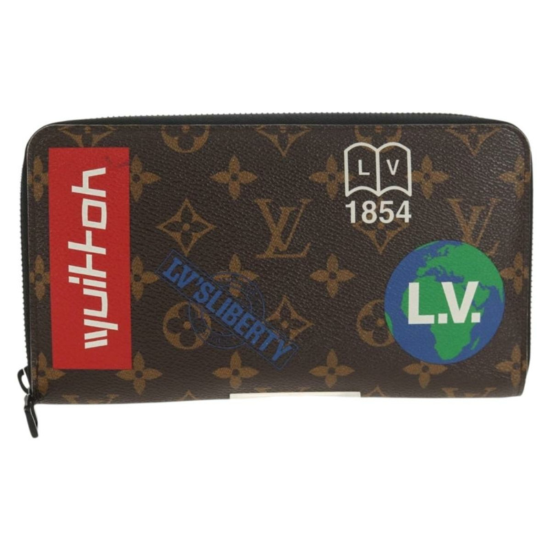 【日本直送】路易威登 Monogram Logo Story Zippy Organizer Wallet M67826 LV Auth 143029V-1