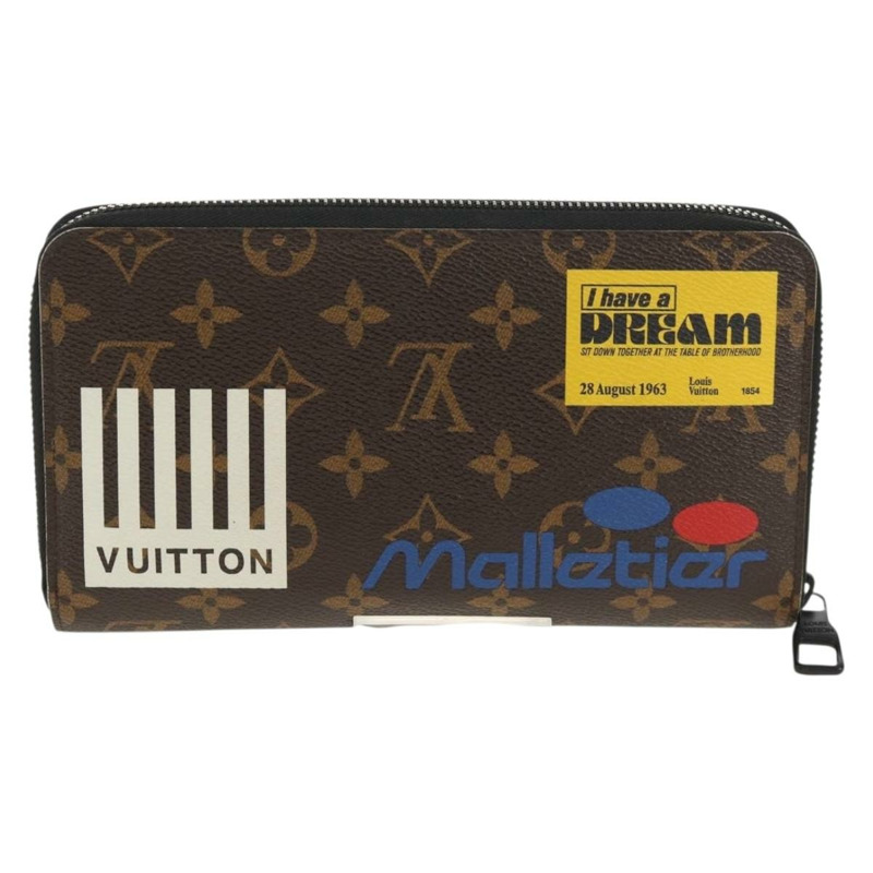 【日本直送】路易威登 Monogram Logo Story Zippy Organizer Wallet M67826 LV Auth 143029V-3