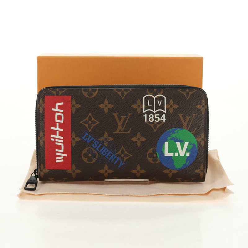【日本直送】路易威登 Monogram Logo Story Zippy Organizer Wallet M67826 LV Auth 143029V-23