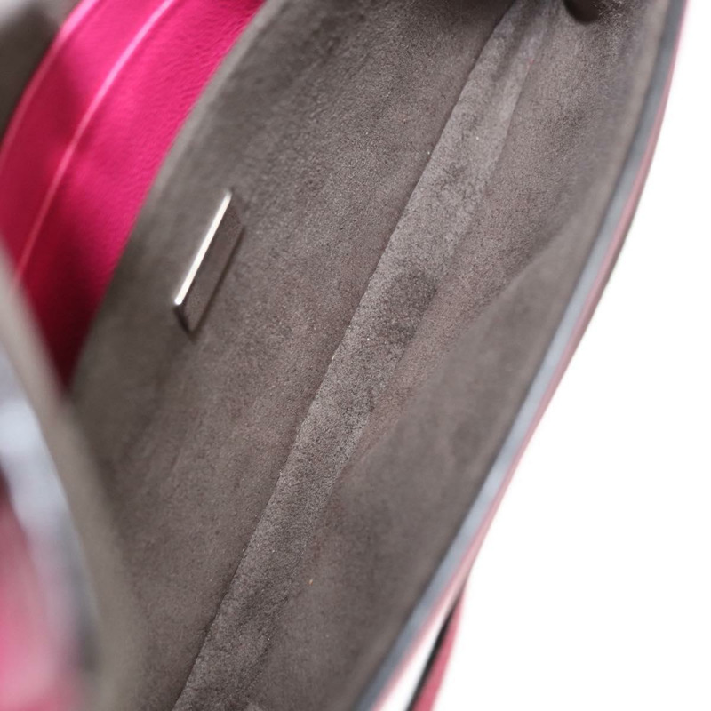 【日本直送】FENDI Micro Mamma Baguette 單肩包 皮革 兩用 粉紅色/銀色 正品 161186M-18