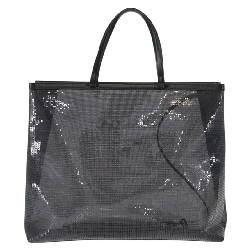 【日本直送】PRADA 亮片黑色手提包 正品 161690-2