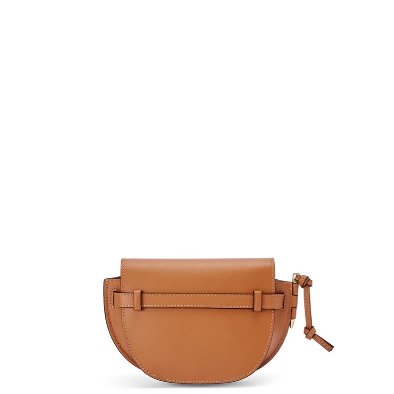 Loewe 女士 迷你Gate Dual 牛皮革提花單肩包均碼碼MINI、21cm*9.5cm*12.5cm-2