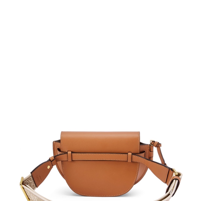 Loewe 女士 迷你Gate Dual 牛皮革提花單肩包均碼碼MINI、21cm*9.5cm*12.5cm-4