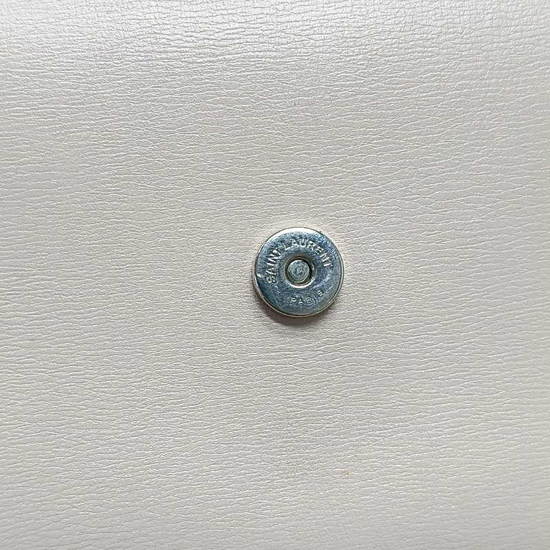 YSL SUNSET中號粉色牛皮日落包單肩包斜挎包銀色五金-8