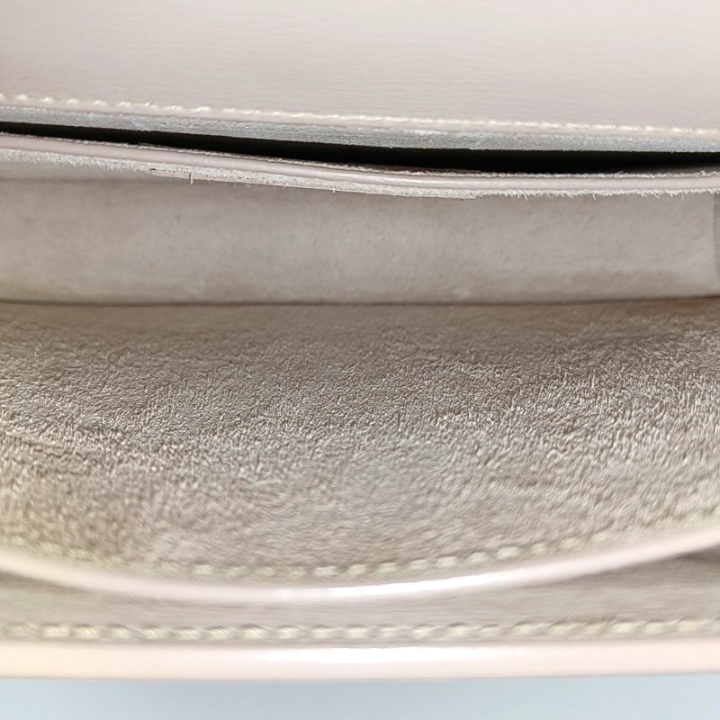 YSL SUNSET中號粉色牛皮日落包單肩包斜挎包銀色五金-9