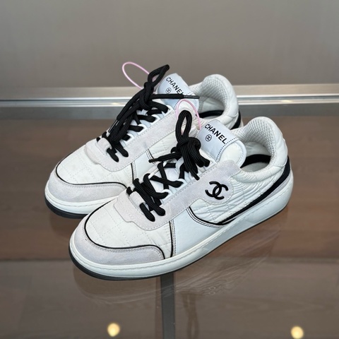 CHANEL/香奈兒 黑白熊貓雙C板鞋 尺碼/36.5碼  98新