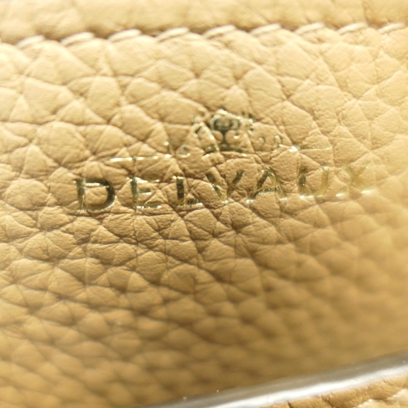 Delvaux Cool Box mini經典尺寸,金金經典配色,9成9新-14