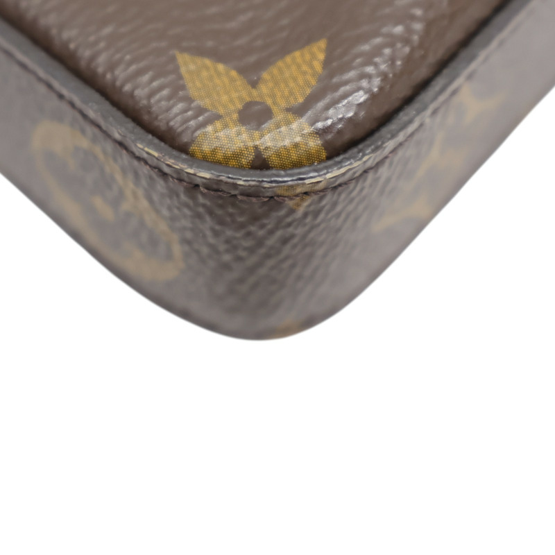 棕色 原花帆布 Felicie Pochette 肩背包 M61276【LOUIS VUITTON LV 路易威登】 M61276-17