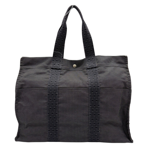 灰色 帆布 Ale Line TGM 手提包 【HERMES 愛馬仕】