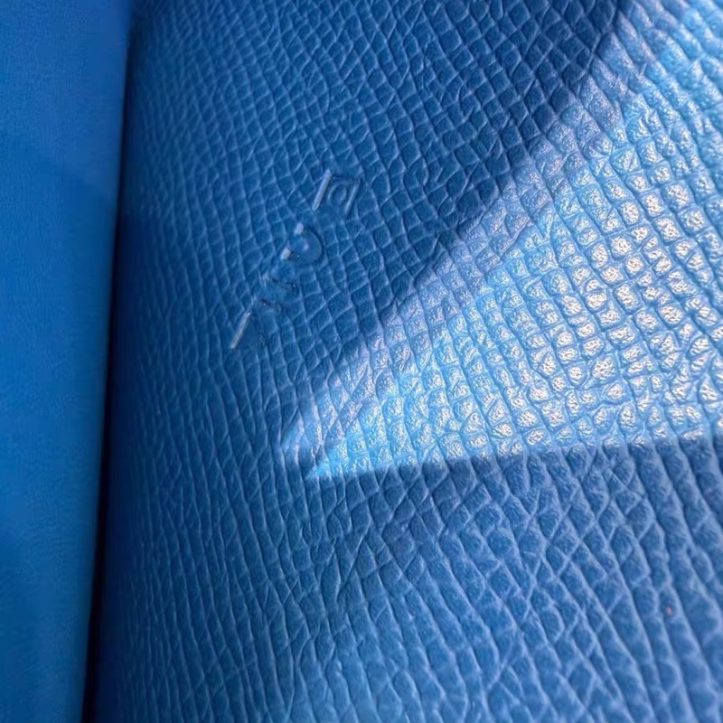 愛馬仕 Hermès Epsom 皮長夾|藍色|極簡無扣設計|男生女生都適合-1