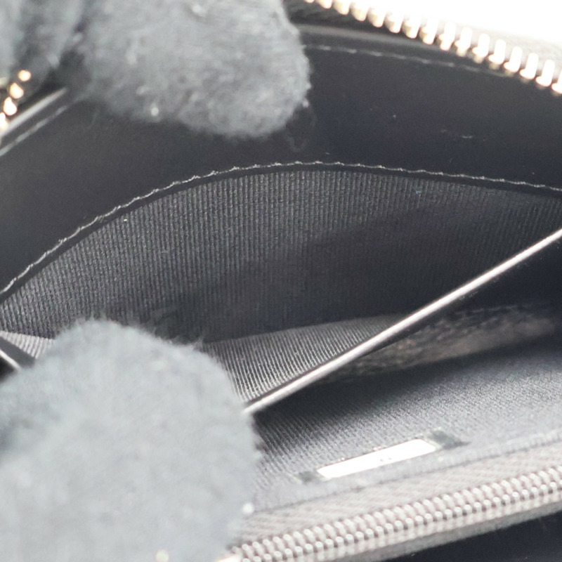 黑色 菱格紋 牛皮 拉鍊 零錢包【CHANEL 香奈兒】-5