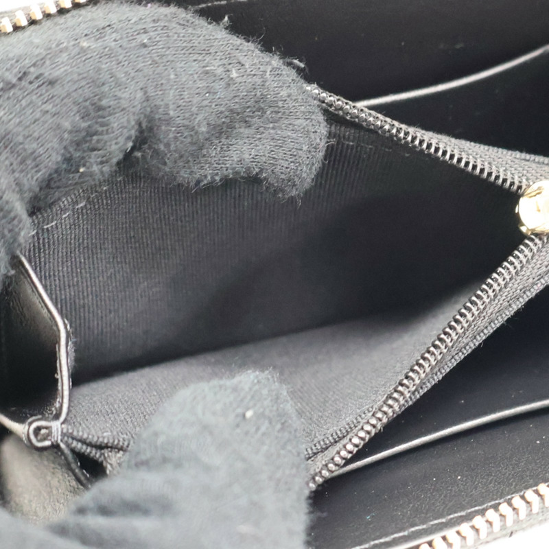 黑色 菱格紋 牛皮 拉鍊 零錢包【CHANEL 香奈兒】-6