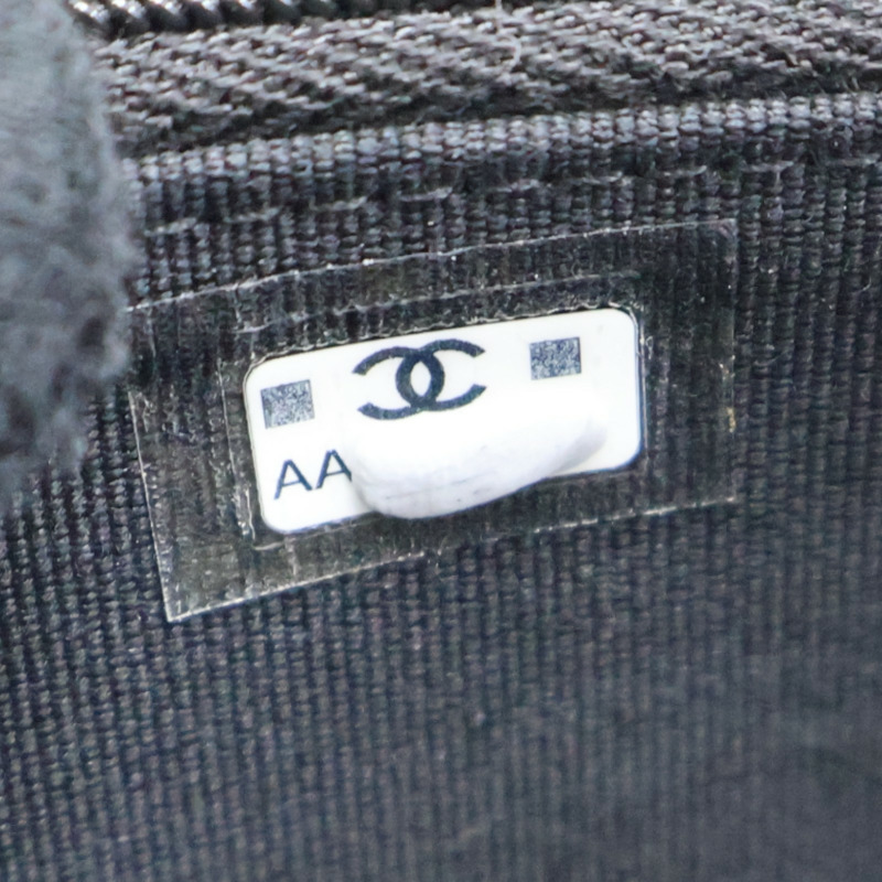 黑色 菱格紋 牛皮 拉鍊 零錢包【CHANEL 香奈兒】-9