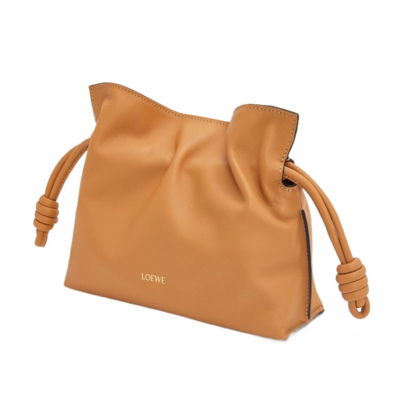 Loewe 女士 迷你Flamenco clutch抽繩單肩包均碼碼23.9cm*9cm*18cm-1