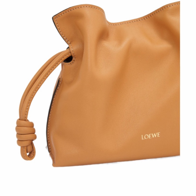 Loewe 女士 迷你Flamenco clutch抽繩單肩包均碼碼23.9cm*9cm*18cm-4
