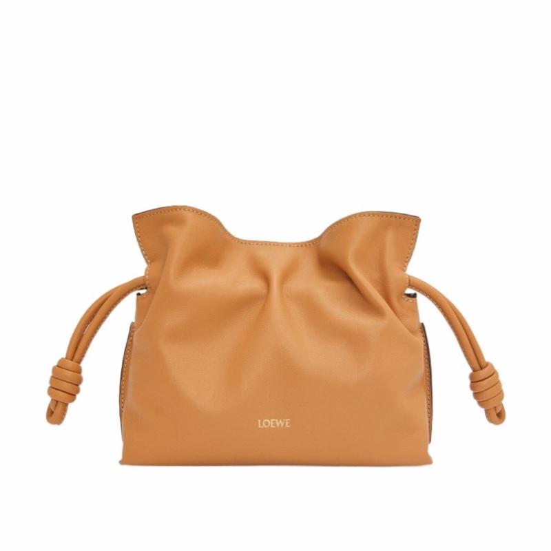 Loewe 女士 迷你Flamenco clutch抽繩單肩包均碼碼23.9cm*9cm*18cm-6