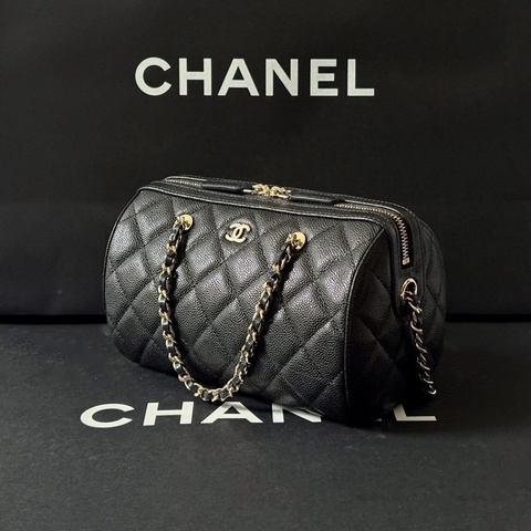 香奈兒 Chanel 25P 保齡球包 （可斜揹/手提) CP值超高 新款💝