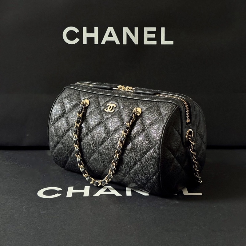 香奈兒 Chanel 25P 保齡球包 (可斜揹/手提) CP值超高 新款💝-0