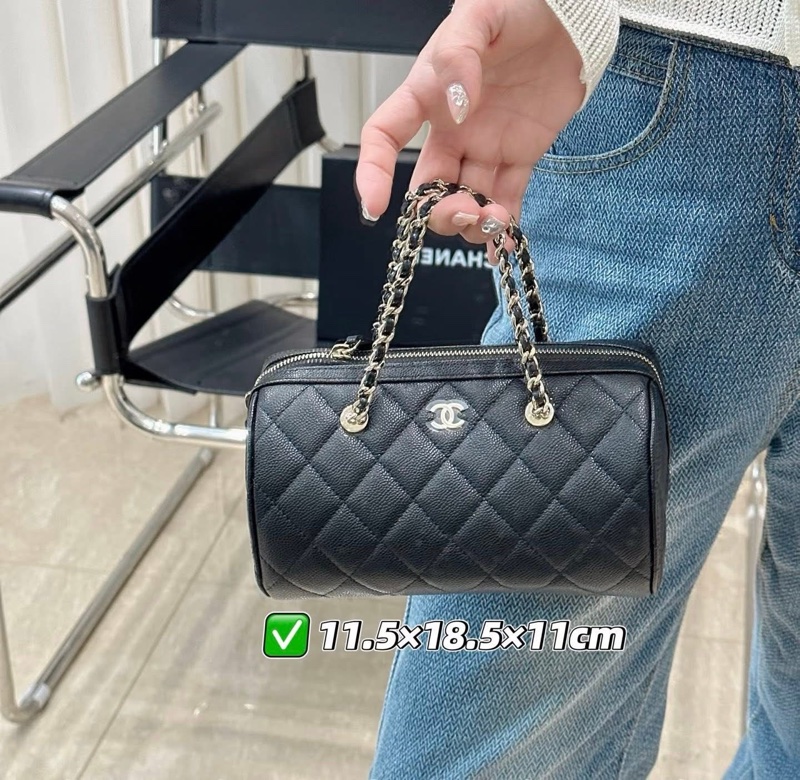 香奈兒 Chanel 25P 保齡球包 (可斜揹/手提) CP值超高 新款💝-32