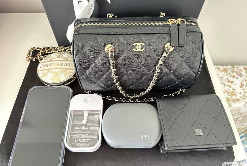 香奈兒 Chanel 25P 保齡球包 (可斜揹/手提) CP值超高 新款💝-33