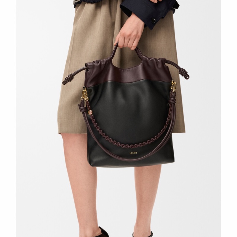 Loewe 女士 Flamenco抽繩單肩包均碼碼38cm*9cm*29cm-6