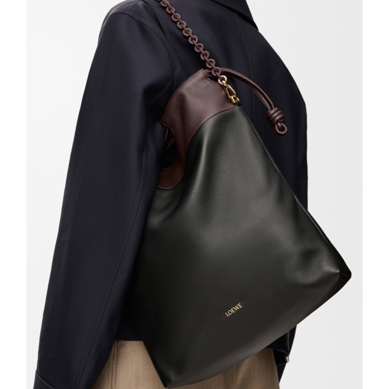 Loewe 女士 Flamenco抽繩單肩包均碼碼38cm*9cm*29cm-8