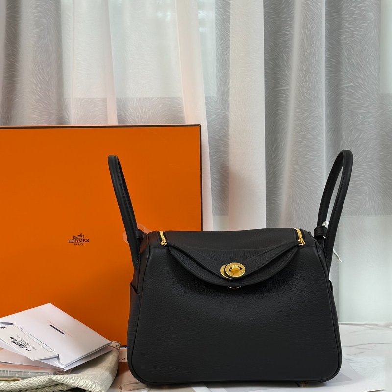 HERMES Lindy 26 - 黑金 B-9