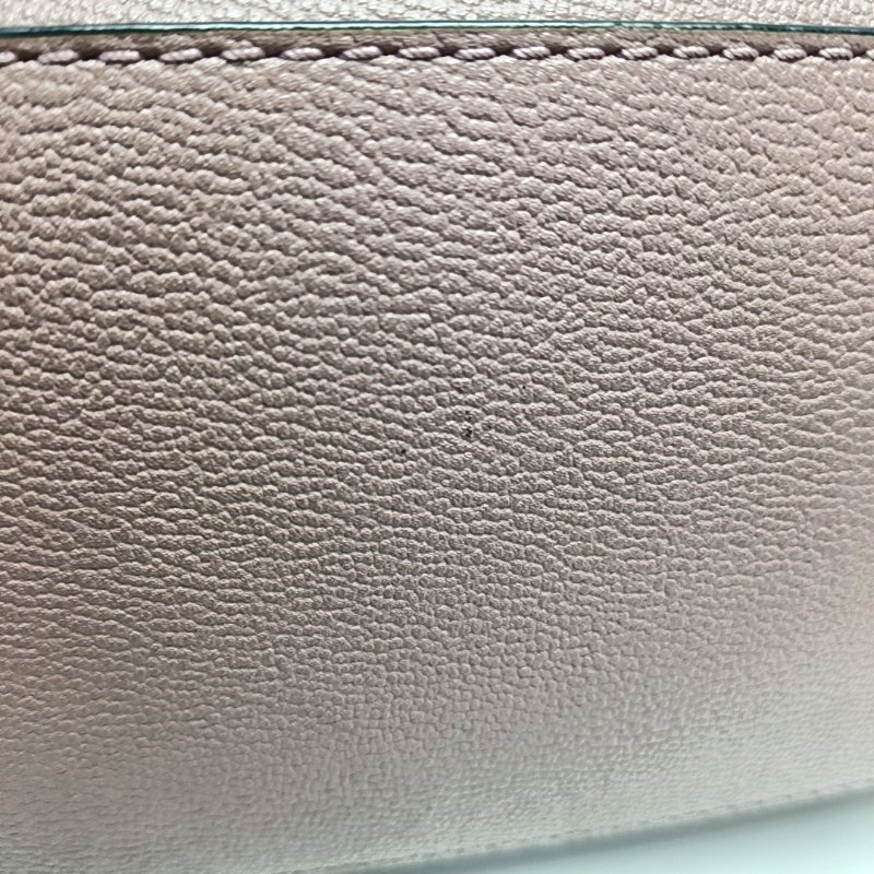 BURBERRY Buckle豆沙色牛皮單肩包手提包金色五金2條可拆卸肩帶-11