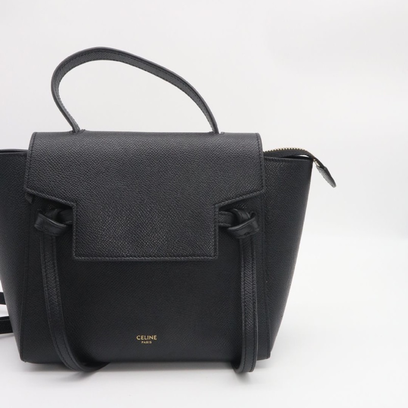 98新賽琳/Celine 鯰魚 牛皮 長 20 x 寬 11 x 高 17 cm 無附件-0