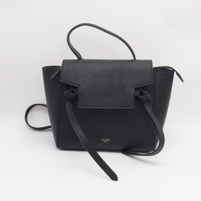 98新賽琳/Celine 鯰魚 牛皮 長 20 x 寬 11 x 高 17 cm 無附件-1