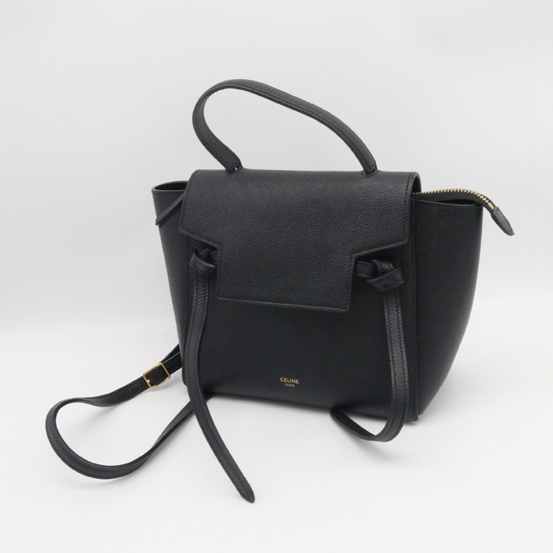 98新賽琳/Celine 鯰魚 牛皮 長 20 x 寬 11 x 高 17 cm 無附件-2