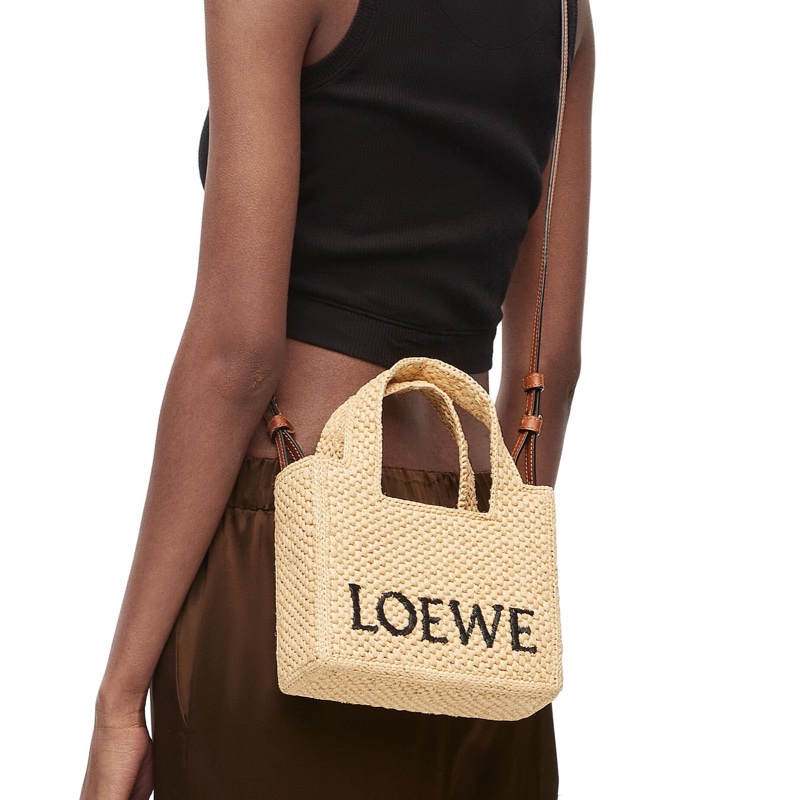 Loewe 女士 迷你 LOEWE 字體單肩包均碼碼MINI、19cm*6.5cm*16cm-8