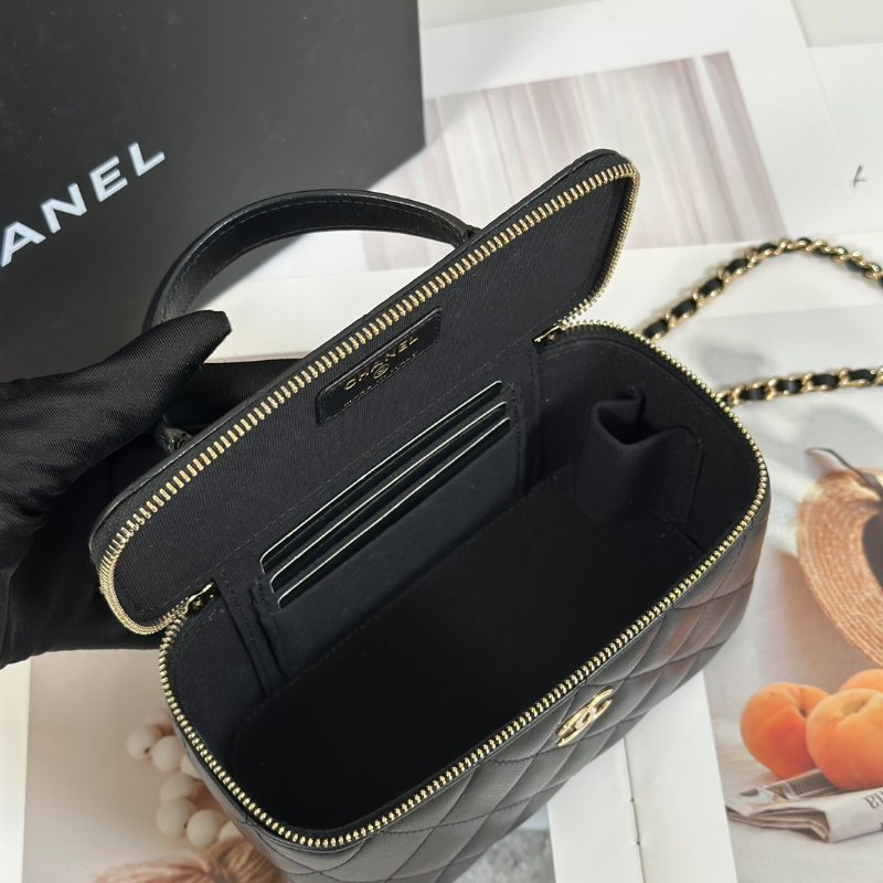 CHANEL Handle長盒子 - 黑金31開-6