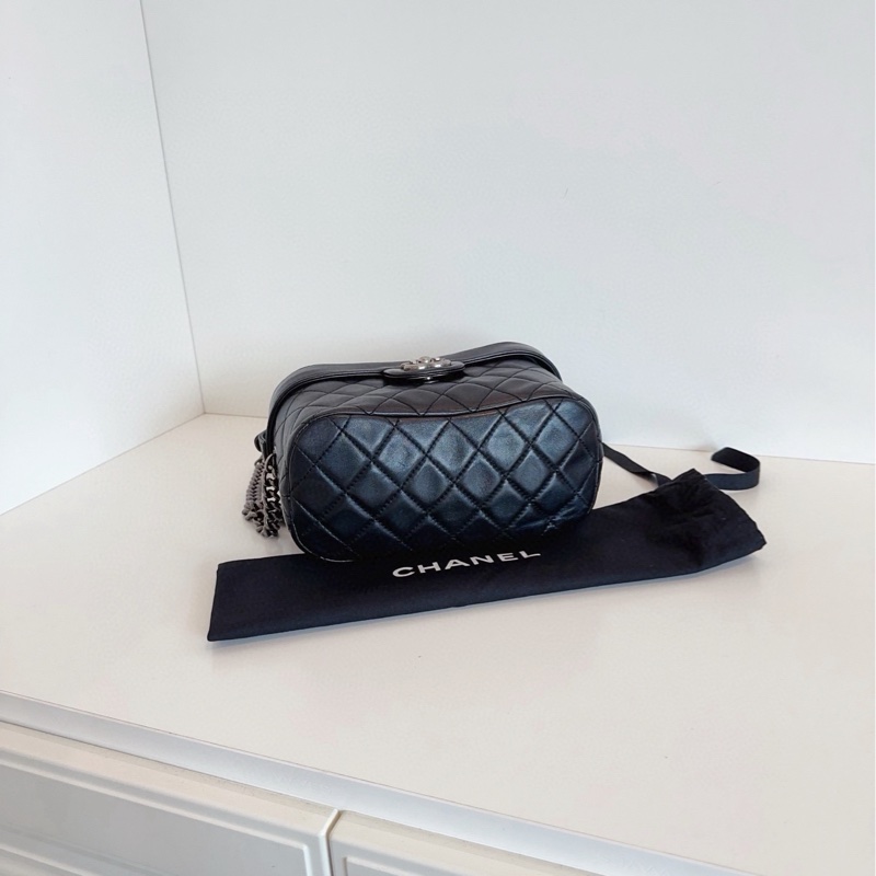 ✨Chanel 孟買黑銀盒子包 2way 超酷做舊 容量足夠 🖤-8