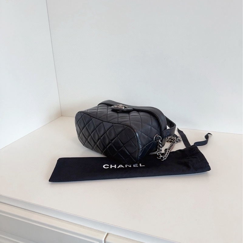 ✨Chanel 孟買黑銀盒子包 2way 超酷做舊 容量足夠 🖤-9