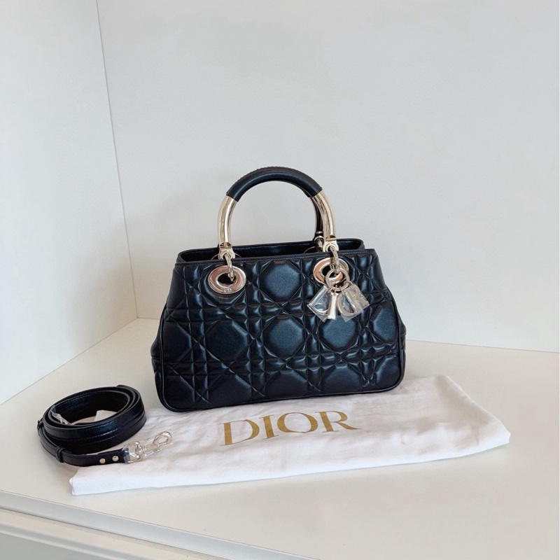✨Dior 黑金95.22bag 中號 Jisoo同款 99新🖤-2