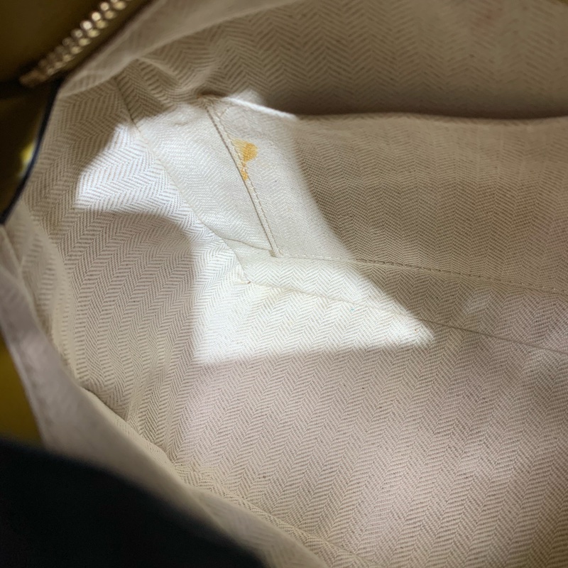 98新Loewe 羅意威 Puzzle 白拼黃 低長24 手提單肩斜挎包-7