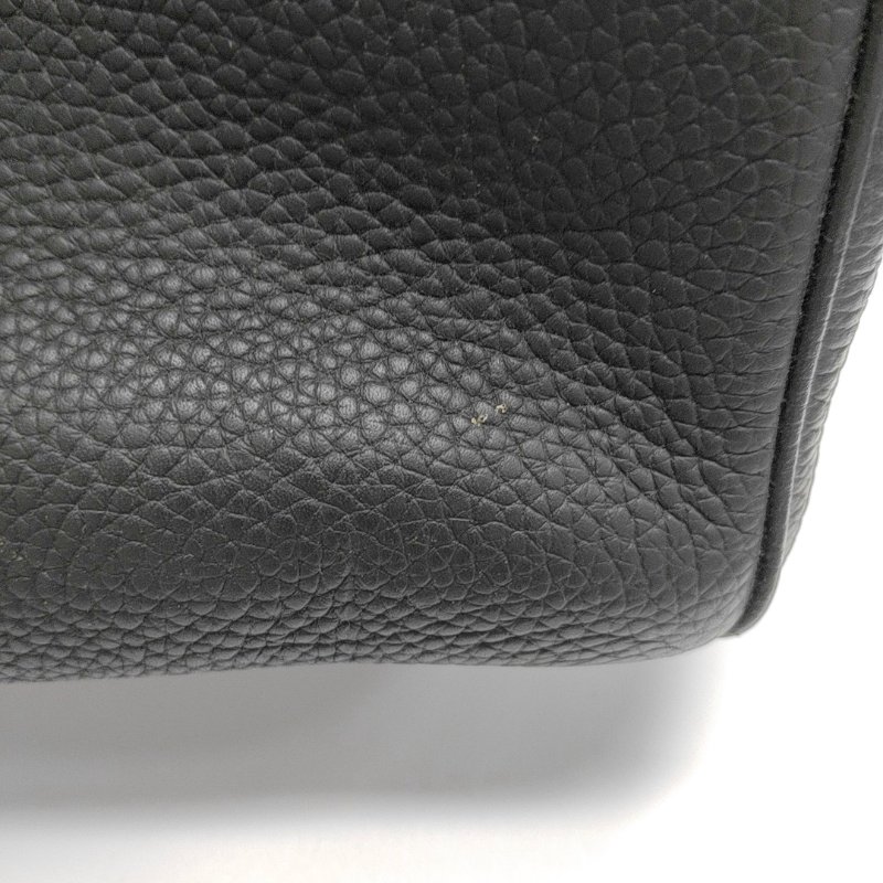 DIOR Diorissimo大號黑色牛皮手提包單肩包斜挎包金色五金-7